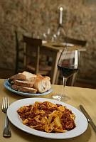San Casciano dei Bagni (Si)  Ristorante da Daniela -Pappardelle al cinghiale- Foto Gianluca Moggi/Massimo Sestini
